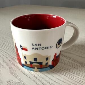 Starbucks 2013 You Are Here Collection San Antonio Texas, 14 OZ Blue